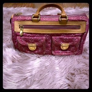 Louis Vuitton pink handbag